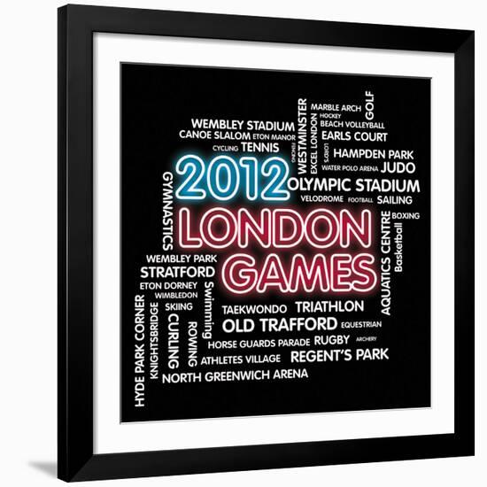 London Games-Tom Frazier-Framed Art Print