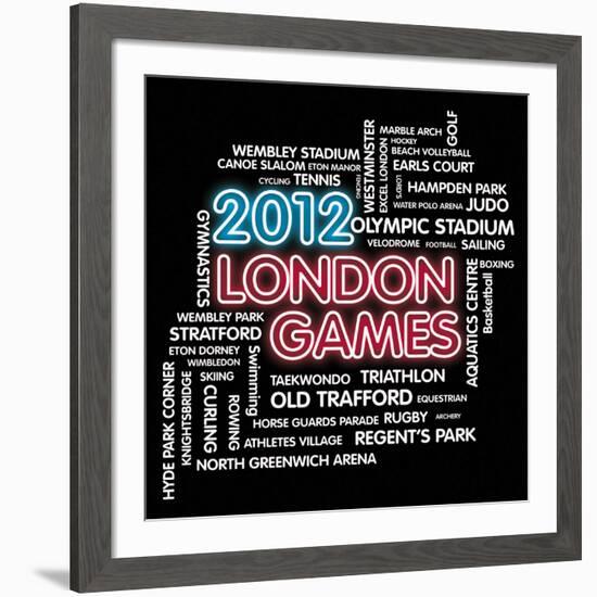 London Games-Tom Frazier-Framed Art Print