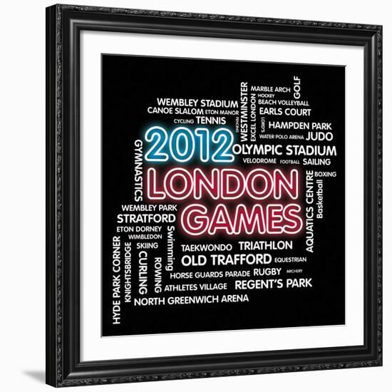 London Games-Tom Frazier-Framed Art Print