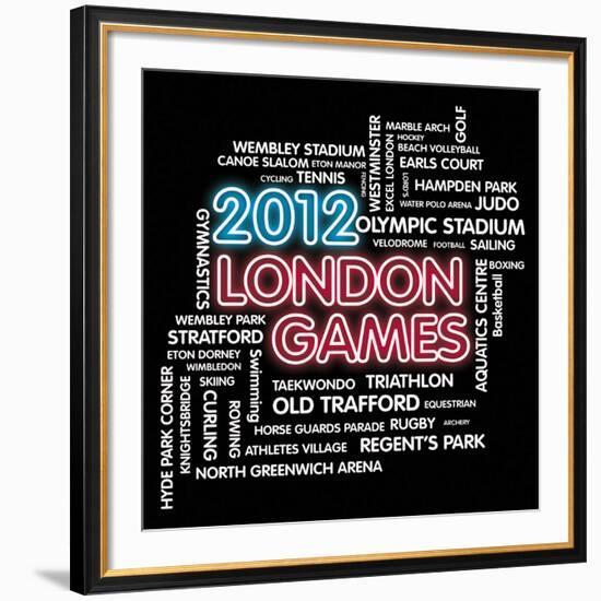 London Games-Tom Frazier-Framed Art Print