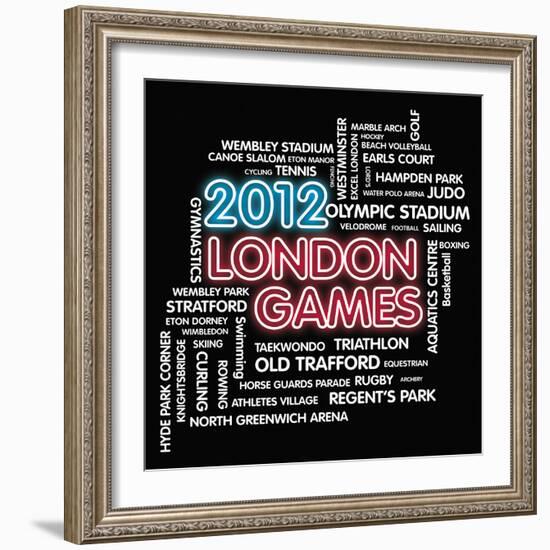 London Games-Tom Frazier-Framed Giclee Print