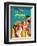 London, Geneva, Cairo, Bombay - Air India International-Asiart-Framed Art Print