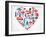 London Heart-Marish-Framed Art Print