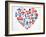 London Heart-Marish-Framed Art Print