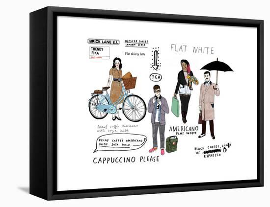 London Hipsters-Hanna Melin-Framed Premier Image Canvas