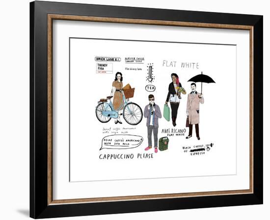 London Hipsters-Hanna Melin-Framed Giclee Print