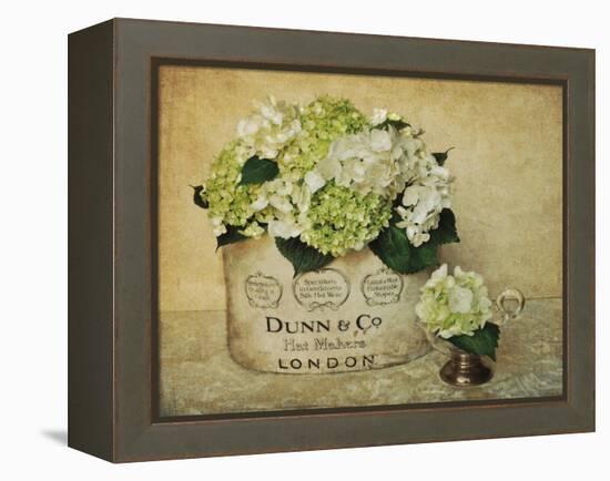 London Hydrangea-Cristin Atria-Framed Stretched Canvas