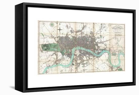 London in Miniature-Edward Mogg-Framed Premier Image Canvas