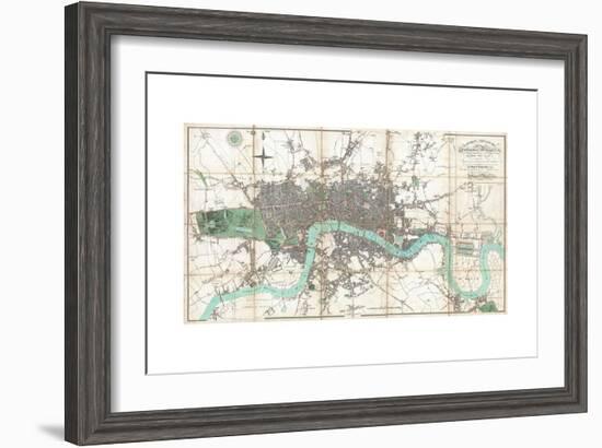 London in Miniature-Edward Mogg-Framed Premium Giclee Print