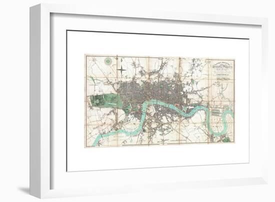 London in Miniature-Edward Mogg-Framed Premium Giclee Print