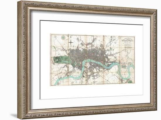 London in Miniature-Edward Mogg-Framed Giclee Print