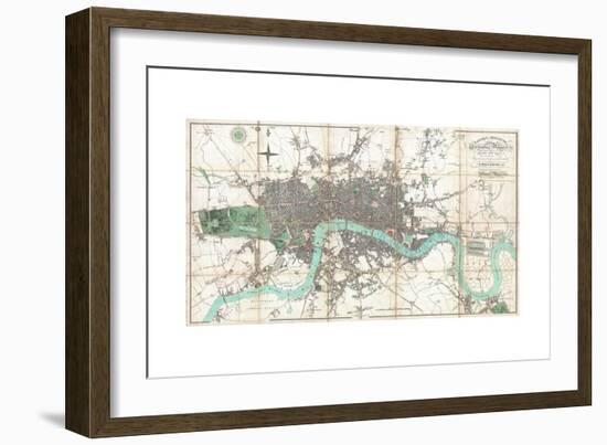 London in Miniature-Edward Mogg-Framed Giclee Print
