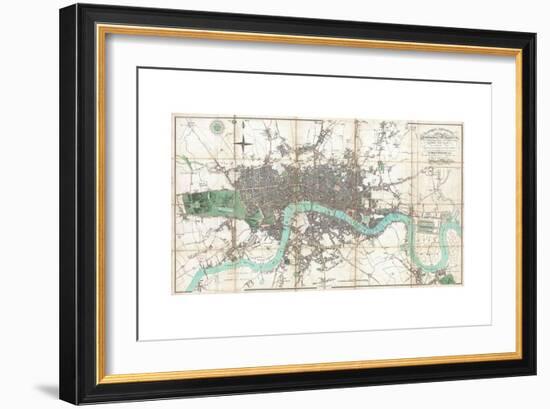 London in Miniature-Edward Mogg-Framed Giclee Print