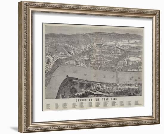 London in the Year 1560-null-Framed Giclee Print