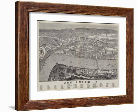 London in the Year 1560-null-Framed Giclee Print