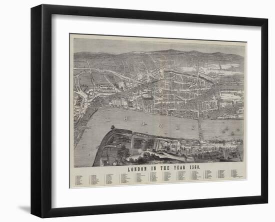 London in the Year 1560-null-Framed Giclee Print