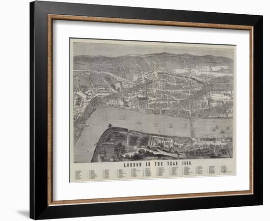 London in the Year 1560-null-Framed Giclee Print