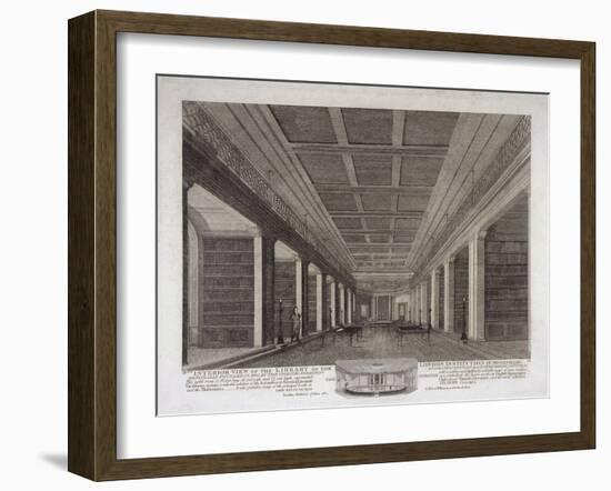 London Institution, Finsbury Circus, London, 1819-Henry R Cook-Framed Giclee Print