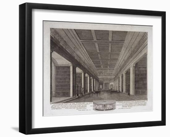 London Institution, Finsbury Circus, London, 1819-Henry R Cook-Framed Giclee Print