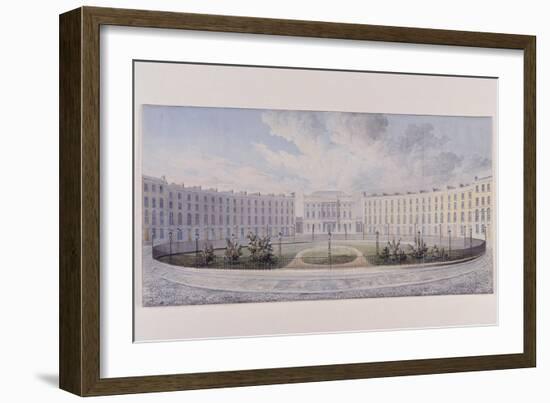 London Institution, Finsbury Circus, London, C1820-null-Framed Giclee Print