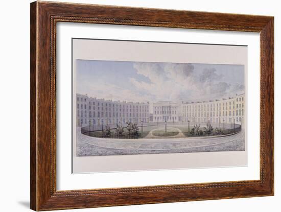 London Institution, Finsbury Circus, London, C1820-null-Framed Giclee Print