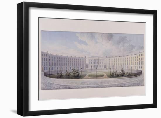 London Institution, Finsbury Circus, London, C1820-null-Framed Giclee Print