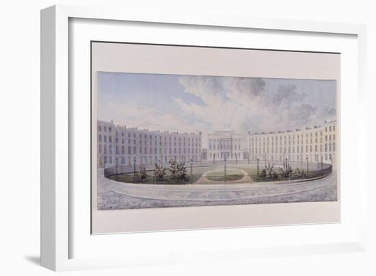 London Institution, Finsbury Circus, London, C1820-null-Framed Giclee Print