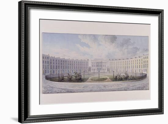 London Institution, Finsbury Circus, London, C1820-null-Framed Giclee Print