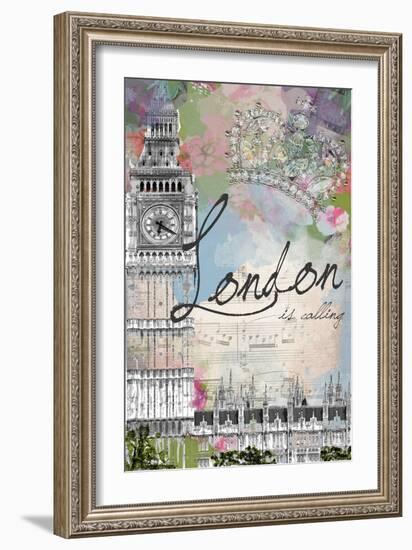 London Is Calling-Jodi Pedri-Framed Art Print