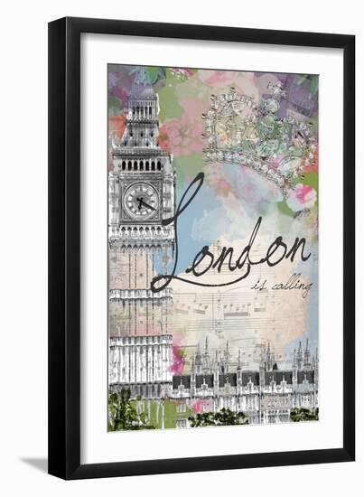 London Is Calling-Jodi Pedri-Framed Art Print