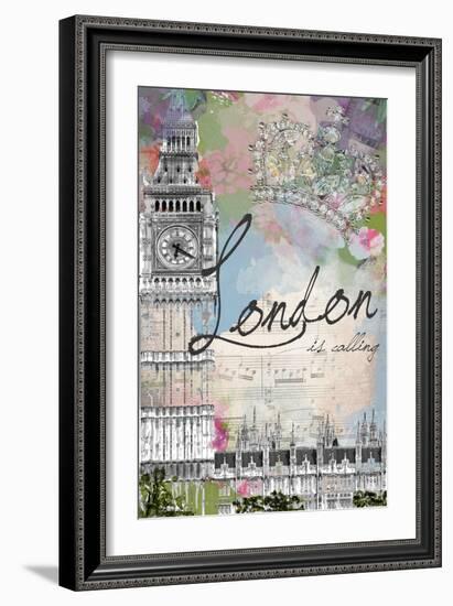 London Is Calling-Jodi Pedri-Framed Art Print