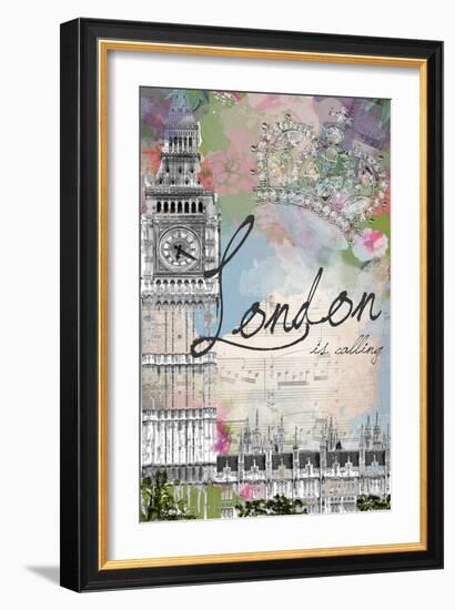 London Is Calling-Jodi Pedri-Framed Art Print