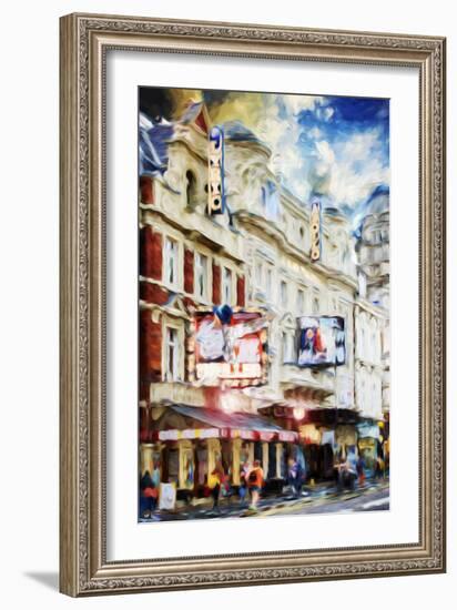 London Life - In the Style of Oil Painting-Philippe Hugonnard-Framed Giclee Print