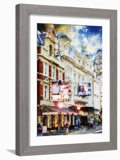 London Life - In the Style of Oil Painting-Philippe Hugonnard-Framed Giclee Print