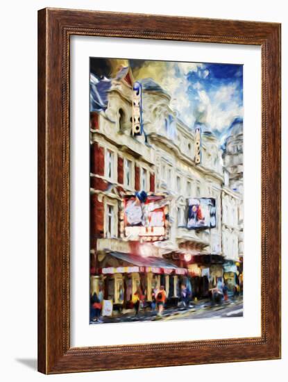 London Life - In the Style of Oil Painting-Philippe Hugonnard-Framed Giclee Print