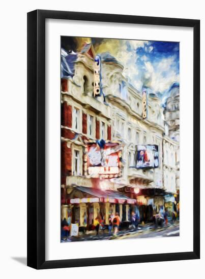 London Life - In the Style of Oil Painting-Philippe Hugonnard-Framed Giclee Print