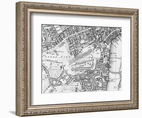 London Map, 1804-null-Framed Art Print