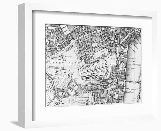 London Map, 1804-null-Framed Art Print