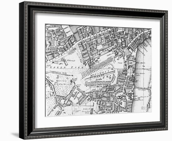 London Map, 1804-null-Framed Art Print