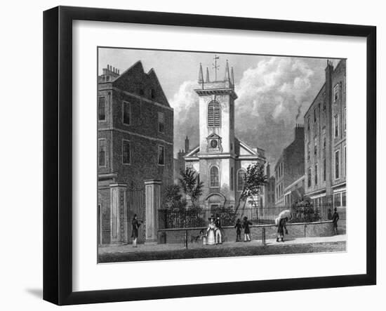 London Old Jewry-Thomas H Shepherd-Framed Art Print