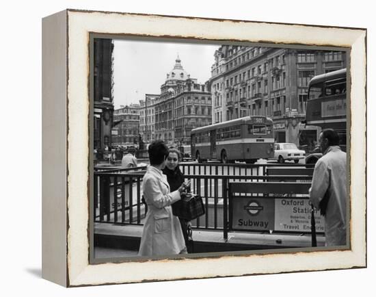 London, Oxford Circus-null-Framed Premier Image Canvas