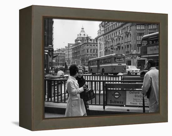 London, Oxford Circus-null-Framed Premier Image Canvas