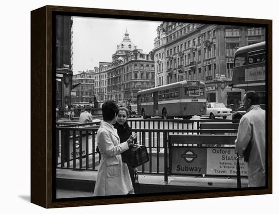London, Oxford Circus-null-Framed Premier Image Canvas
