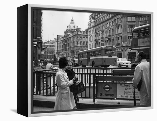 London, Oxford Circus-null-Framed Premier Image Canvas