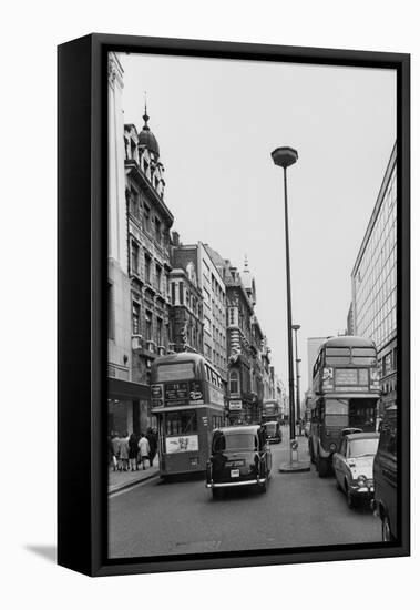 London, Oxford Street-null-Framed Premier Image Canvas