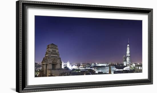 London, Panorama, Trinity House, Jewel House at the Tower of London, Roof Terrace Mint Hotel-Axel Schmies-Framed Photographic Print