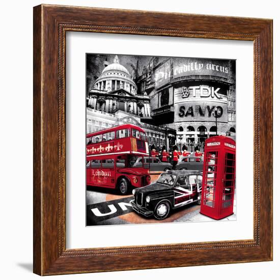 London Piccadilly Circus--Framed Art Print