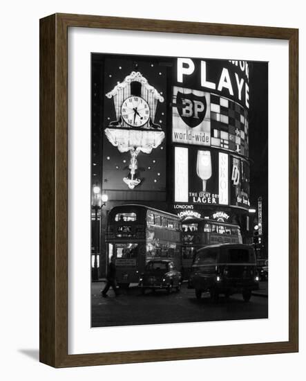 London, Piccadilly Circus-null-Framed Photographic Print