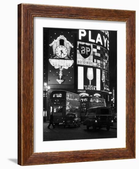 London, Piccadilly Circus-null-Framed Photographic Print