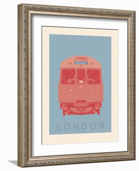 London - Piccadilly Tube-Ben James-Framed Giclee Print